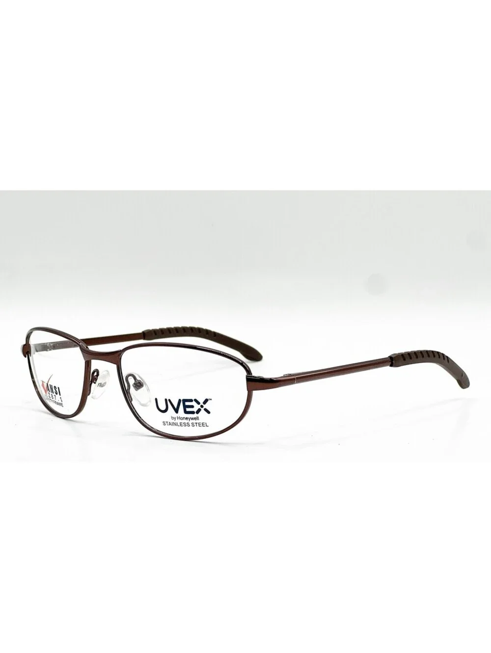 Uvex Sw02 Adb Brown Safety Authentic Eyeglasses 54-17-130